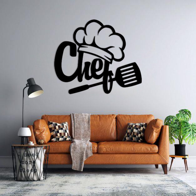 استیکر دیواری طرح chef 