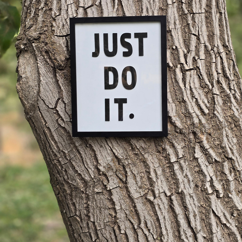تابلو مدل انگیزشی چاوه  just do it