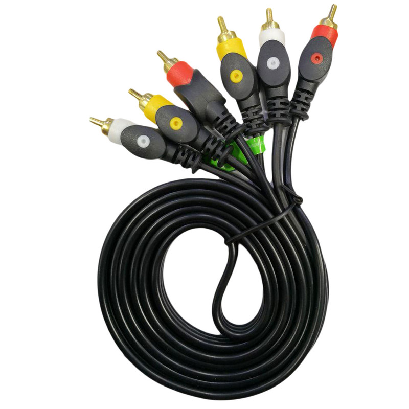کابل 3 جک RCA به 3 جک RCA مدل AV به طول 1.5 متر