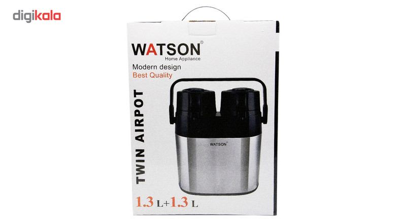 فلاسک دوقلو واتسون مدل ws-2613-st کد 535 ظرفیت 1.3 لیتر