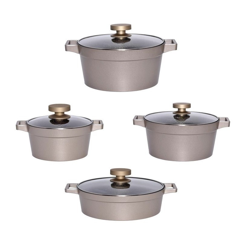 سرویس پخت و پز 8 پارچه مدل UN-8503 طرح دیاموند