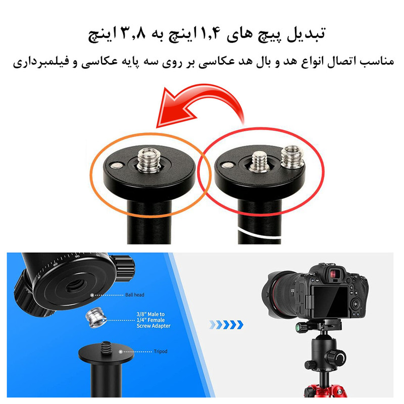 تبدیل پایه پلوز مدل Thread Adapter