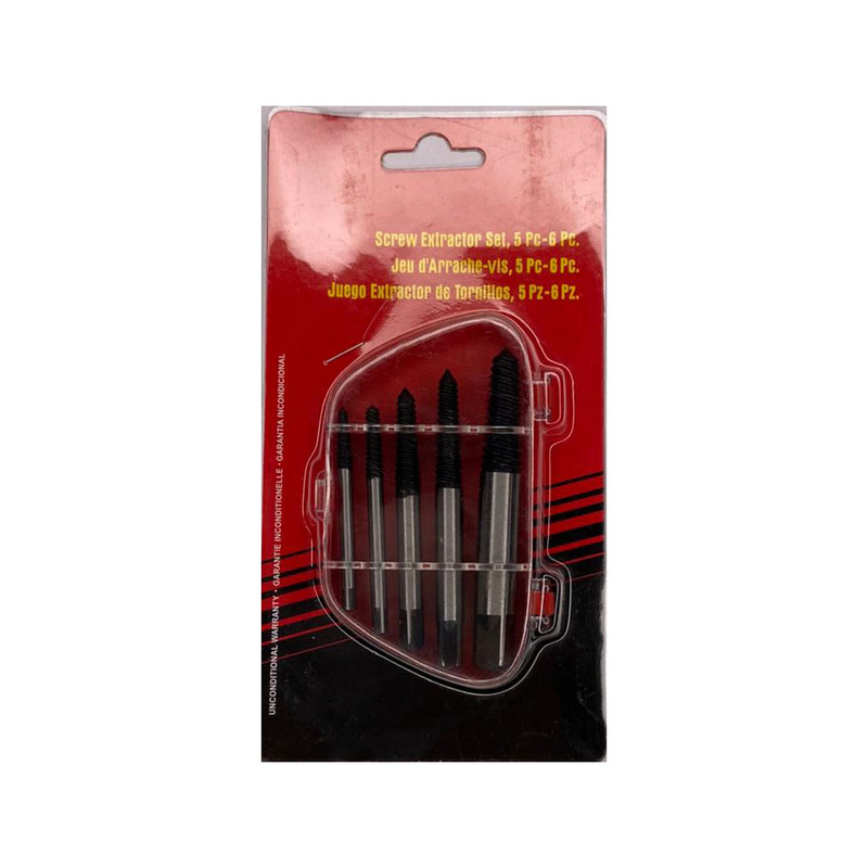 مجموعه 5 عددی مته قلاویز چپ گرد کد 36