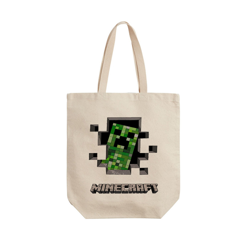 ساک خرید ترمه طراحان ایده مدل بازی ماینکرافت Minecraft کد strm01054 - L
