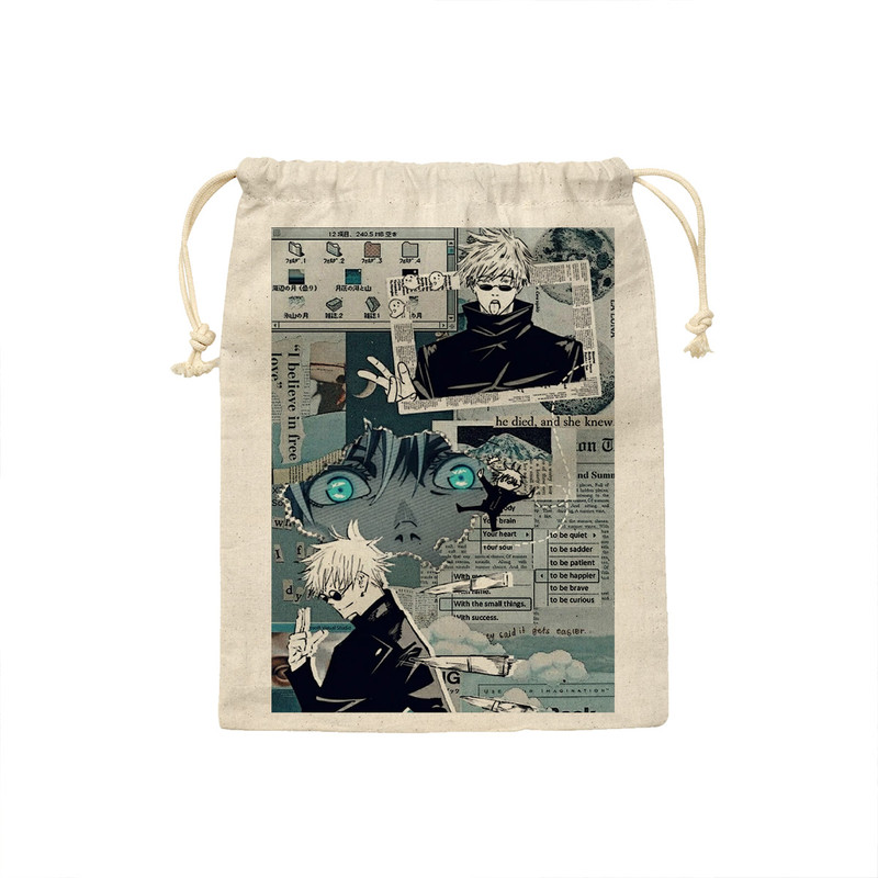 کیسه نان و سبزی ترمه طراحان ایده طرح جوجوتسو کایسن Jujutsu Kaisen کد strm0428 - S