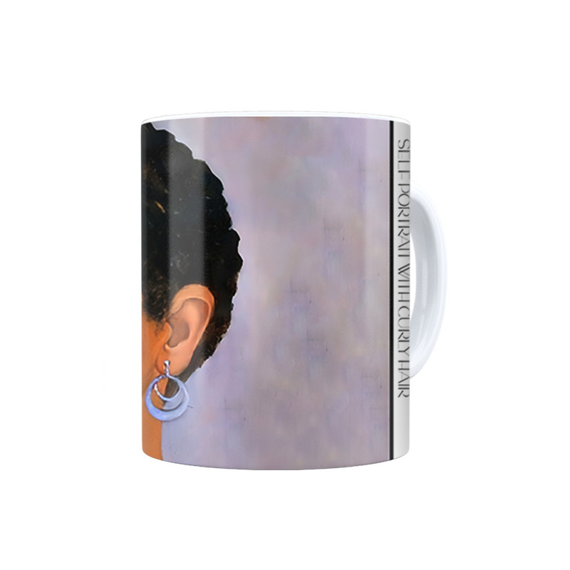 ماگ ترمه طراحان ایده مدل خودنگار با موی فرفری از فریدا کد art0146