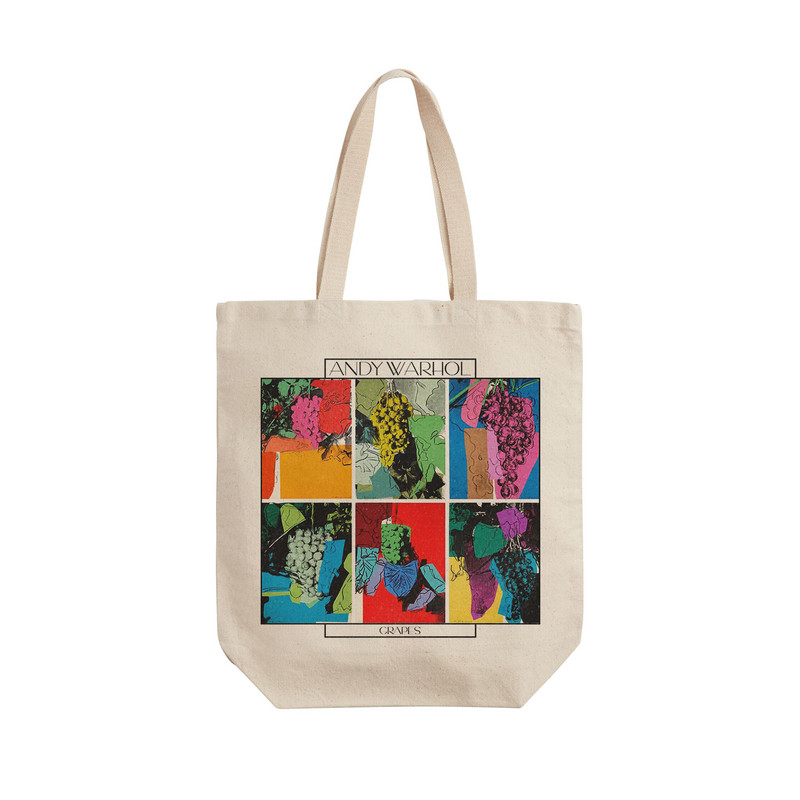 ساک خرید ترمه طراحان ایده مدل انگورها از وارهول کد art0836 - L