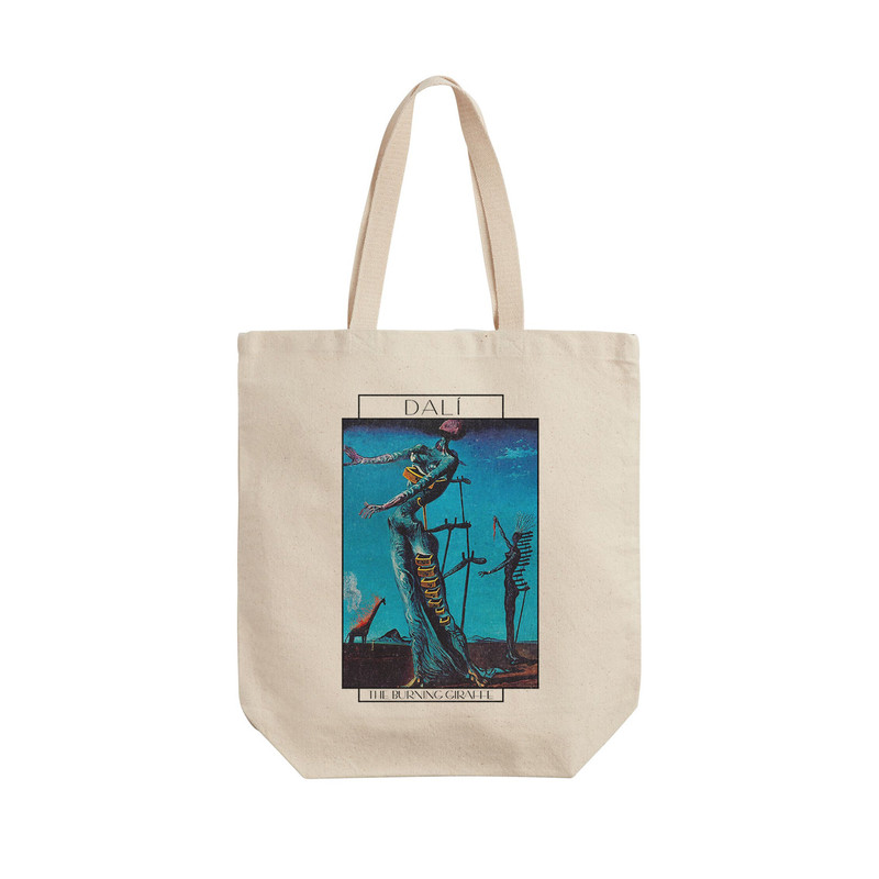 ساک خرید ترمه طراحان ایده مدل زرافه سوزان از دالی کد art0766 - L