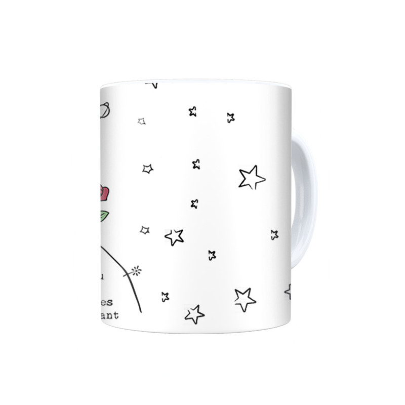 ماگ ترمه طراحان ایده مدل شازده کوچولو و گل کد cfp2072