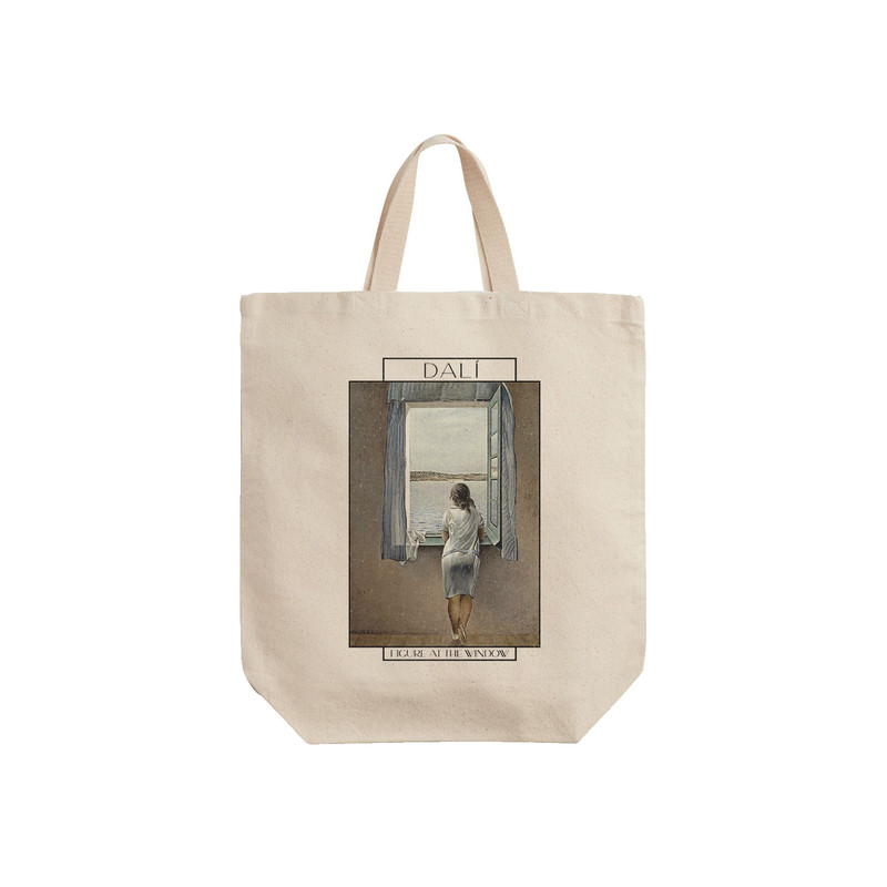 ساک خرید ترمه طراحان ایده مدل ژست جلوی پنجره از دالی کد art0719 - S