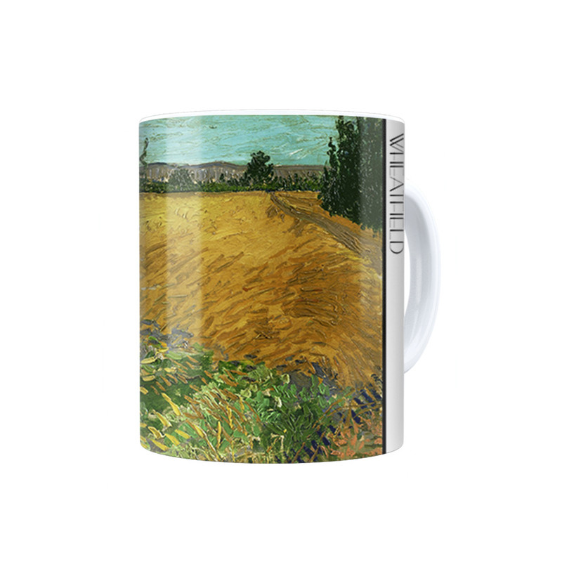 ماگ ترمه طراحان ایده مدل مزرعه گندم از ونگوگ کد art0002