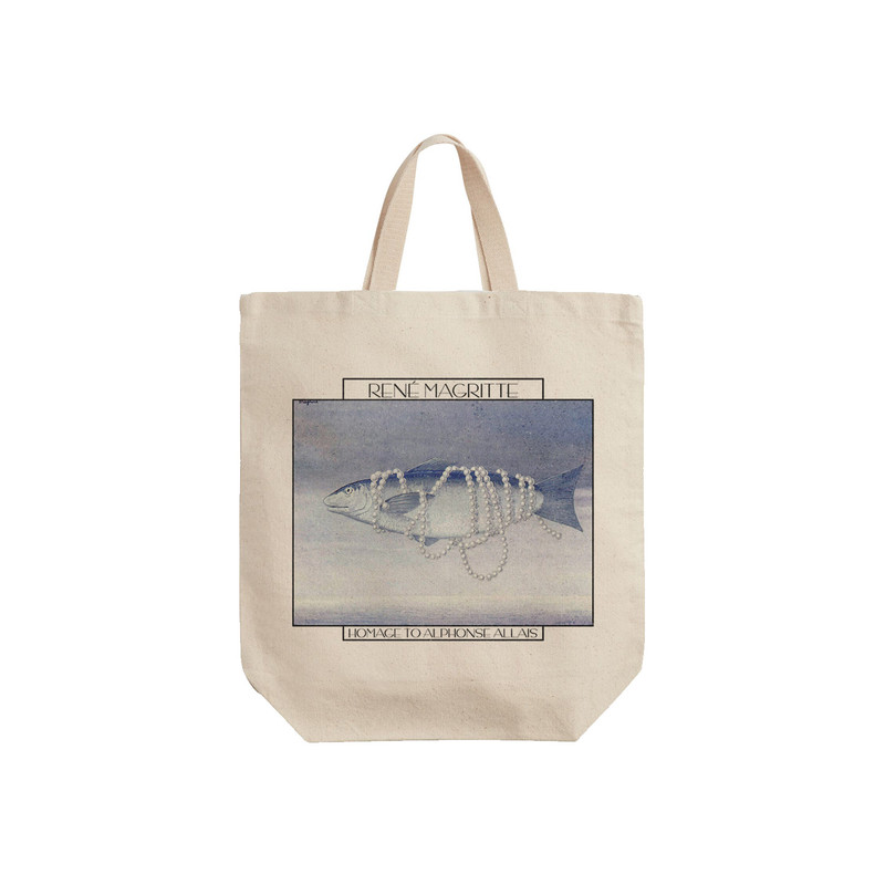 ساک خرید ترمه طراحان ایده مدل ادای احترام به آلفونسه آلایس از ماگریت کد art0381 - S