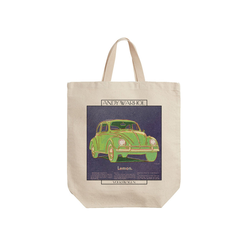 ساک خرید ترمه طراحان ایده مدل فولکس واگن از وارهول کد art0894 - S