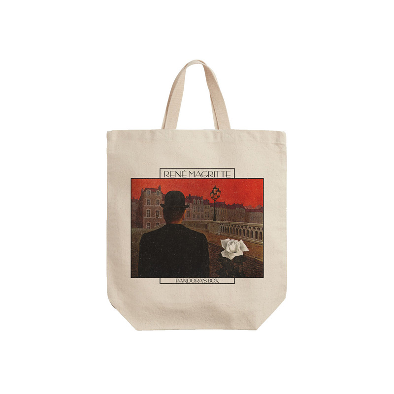 ساک خرید ترمه طراحان ایده مدل جعبه پاندورا از ماگریت کد art0406 - S