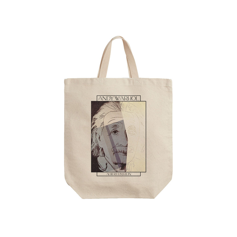 ساک خرید ترمه طراحان ایده مدل آلبرت انیشتین از وارهول کد art0799 - S