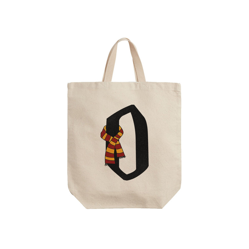 ساک خرید ترمه طراحان ایده مدل حرف O هری پاتر کد cfp3044 - S