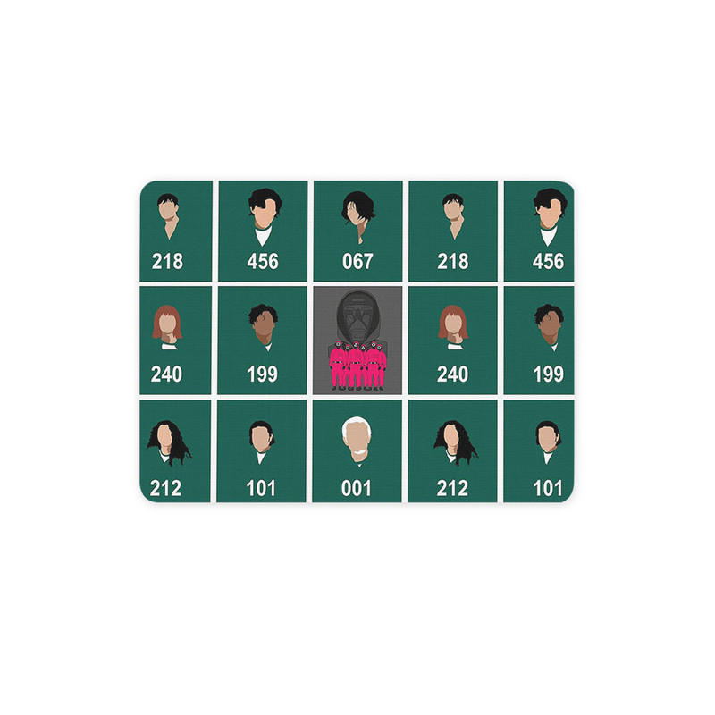 ماوس پد ترمه طراحان ایده مدل سریال اسکویید گیم کد cfp3067