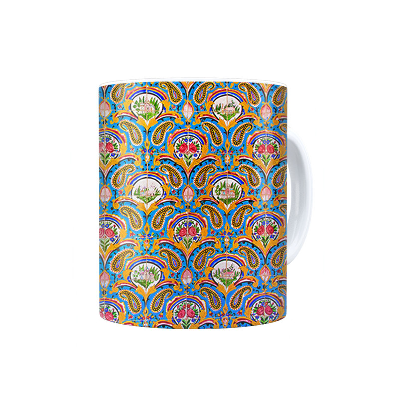 ماگ ترمه طراحان ایده مدل کاشی بته جقه کد cfp1374