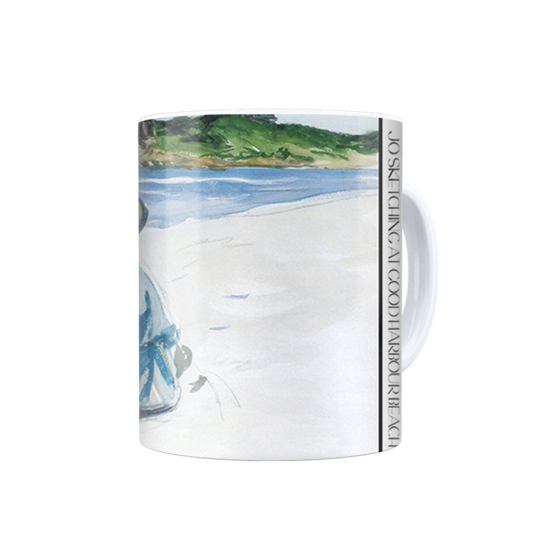 ماگ ترمه طراحان ایده مدل جو در حال طراحی در ساحل بندر خوب از هاپر کد art0522