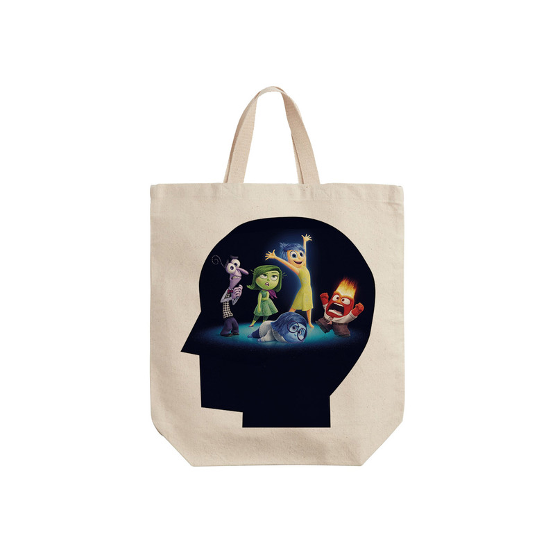 ساک خرید ترمه طراحان ایده مدل inside out انیمیشن کد cfp1389 - S