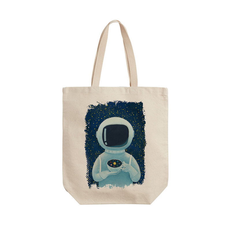 ساک خرید ترمه طراحان ایده مدل یک فنجان از فضا کد cfp1519 - L