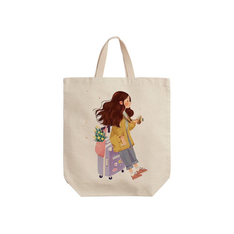 ساک خرید ترمه طراحان ایده مدل دختر عکاس کد cfp1357 - S