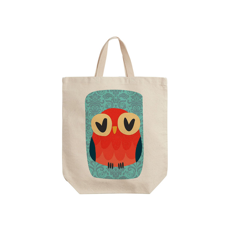 ساک خرید ترمه طراحان ایده مدل جغد کد cfp1531 - S