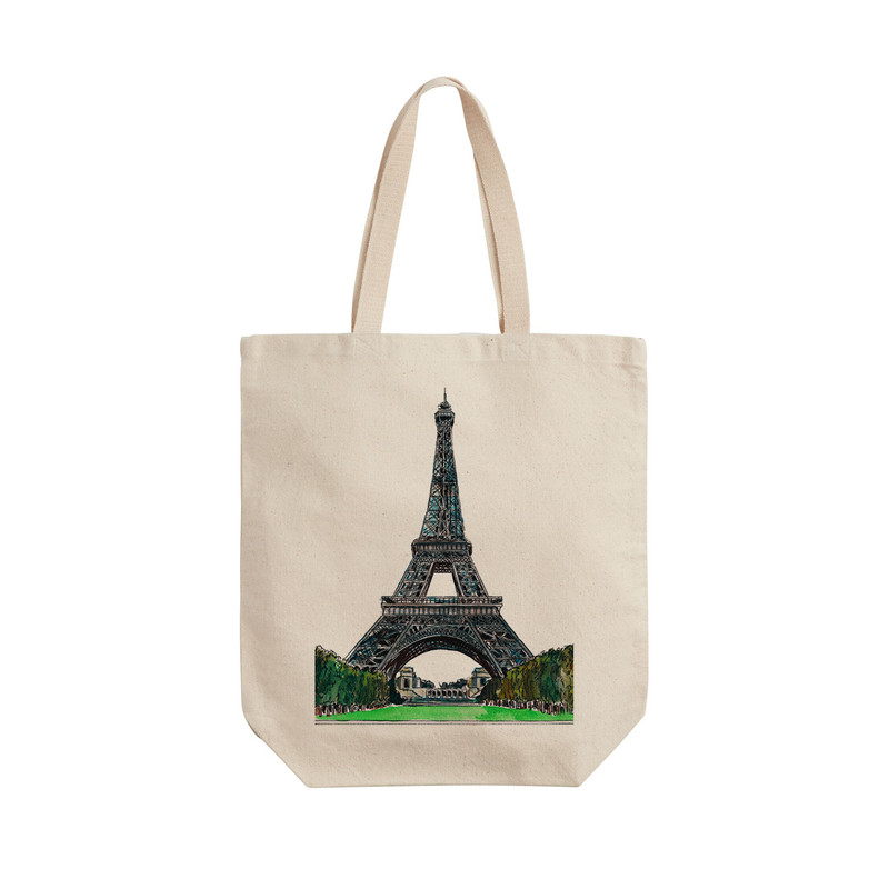 ساک خرید ترمه طراحان ایده مدل برج ایفل کد cfp1004 - L