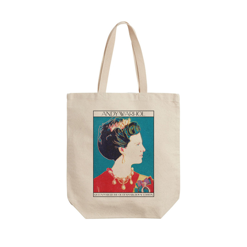 ساک خرید ترمه طراحان ایده مدل مارگارت ملکه دانمارک از وارهول کد art0868 - L