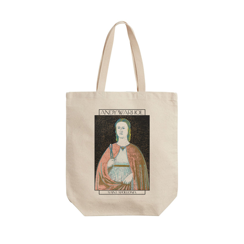 ساک خرید ترمه طراحان ایده مدل سینت آپولونیا از وارهول کد art0873 - L