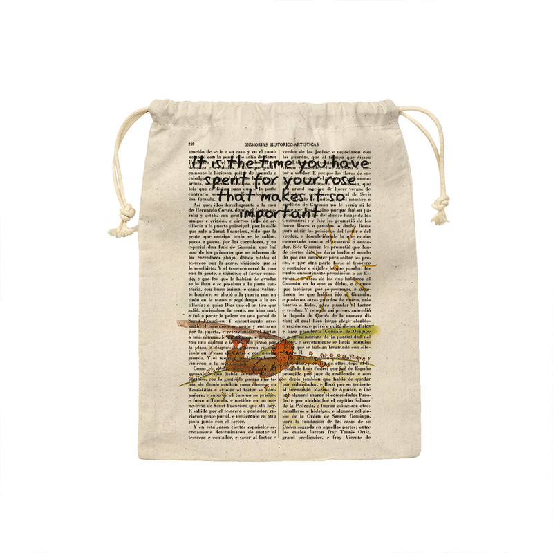 کیسه نان و سبزی ترمه طراحان ایده مدل کتاب شازده کوچولو کد cfp2056 - S