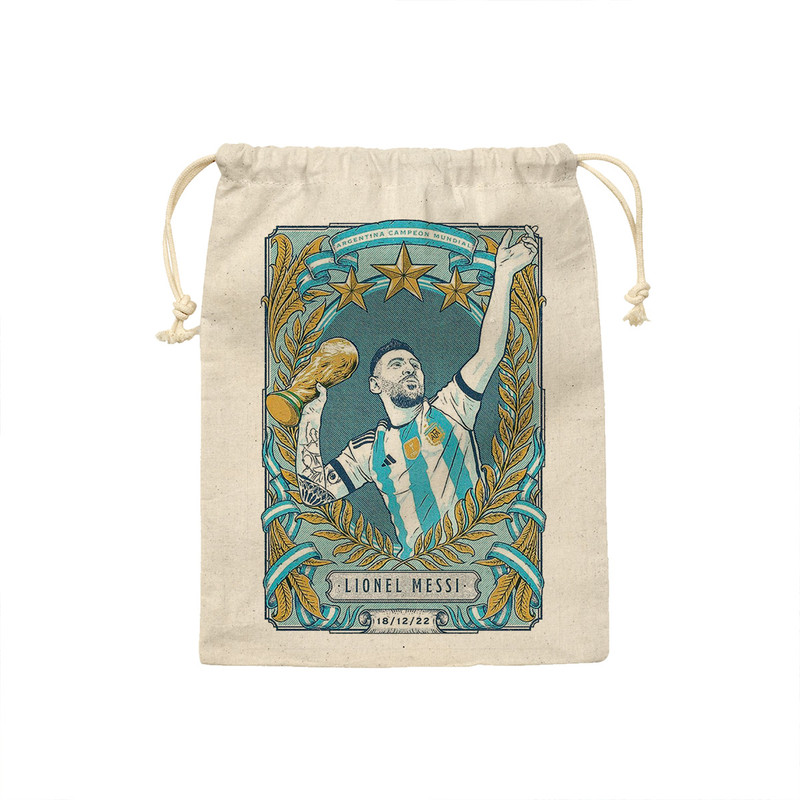 کیسه نان و سبزی ترمه طراحان ایده مدل  پترن لیونل مسی کد Strm0798 - S