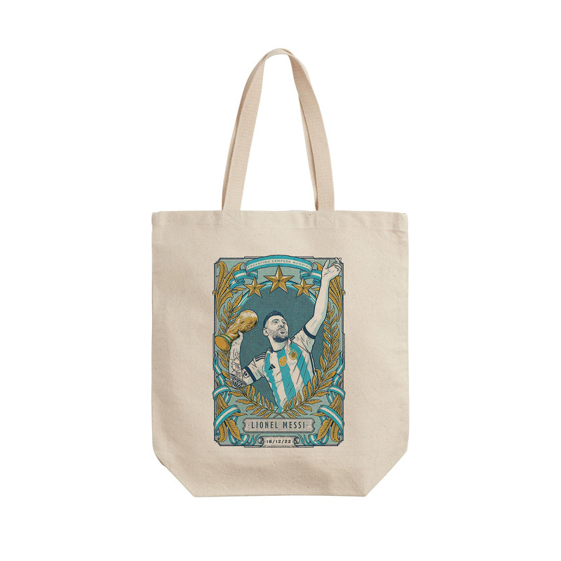 ساک خرید ترمه طراحان ایده مدل پترن لیونل مسی کد strm0798 - L