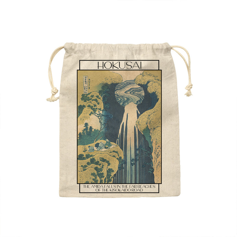 کیسه نان و سبزی ترمه طراحان ایده مدل آبشار آمیدا در انتهای جاده کیسوکایدو از هوکوسای کد art0254 - M