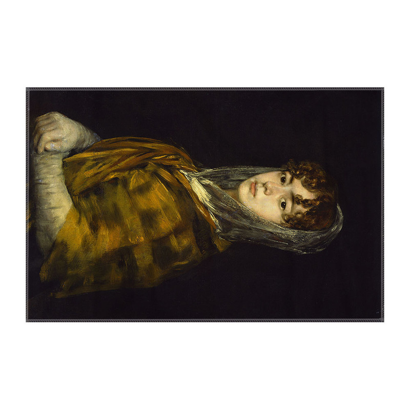 کاغذ کادو ترمه طراحان ایده مدل خانم ساباسا گارسیا از گویا کد art0300 