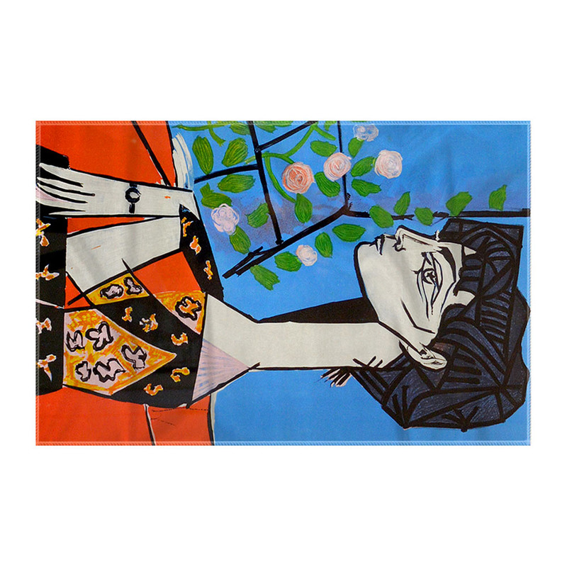 کاغذ کادو ترمه طراحان ایده مدل ژاکلین و گل ها از پیکاسو کد art0315