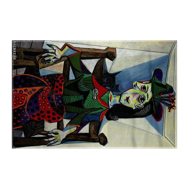 کاغذ کادو ترمه طراحان ایده مدل دورا مار و گربه از پیکاسو کد art0354