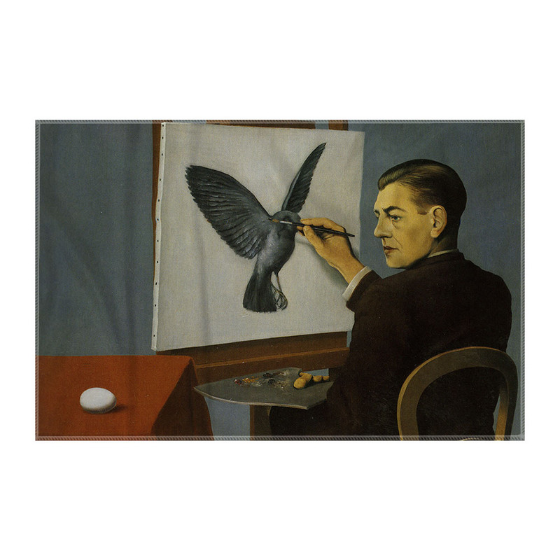 کاغذ کادو ترمه طراحان ایده مدل بصیرت از ماگریت کد art0370 