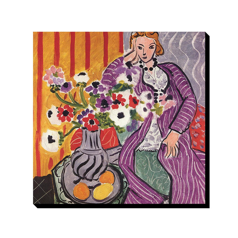 تابلو شاسی ترمه طراحان ایده مدل عبای و شقایق از ماتیس کد art0644