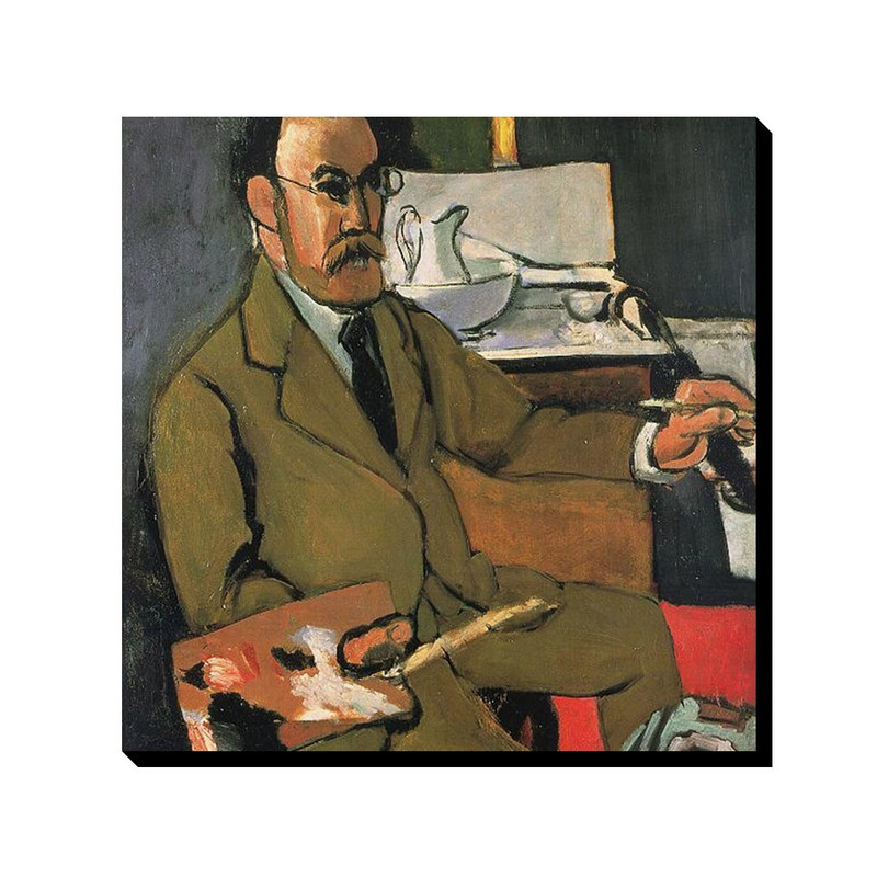 تابلو ترمه طراحان ایده طرح خودنگار از ماتیس کد art0653