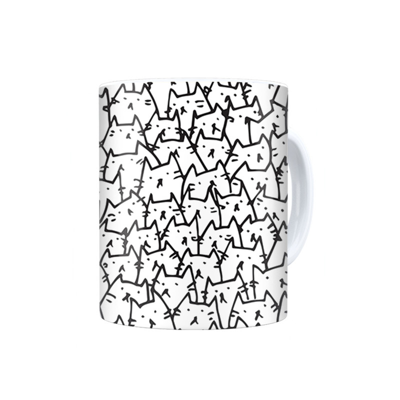 ماگ ترمه طراحان ایده مدل گربه ها کد cfp1301