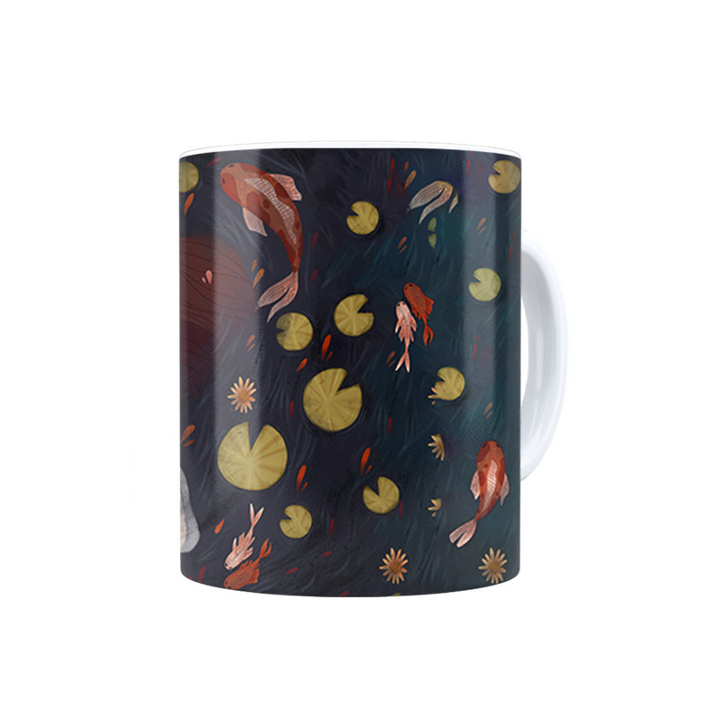 ماگ ترمه طراحان ایده مدل دختر و مرداب کد cfp1400