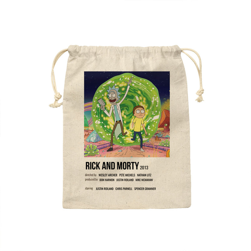 کیسه نان و سبزی ترمه طراحان ایده مدل سریال ریک و مورتی، Rick and Morty کد strm1040 - S