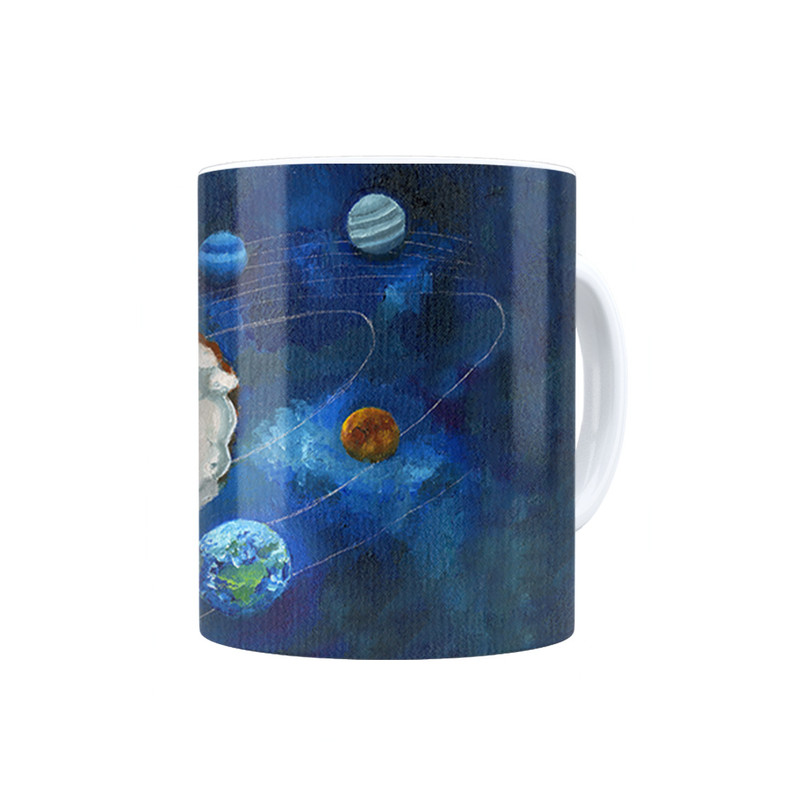 ماگ ترمه طراحان ایده مدل تخم مرغ فضایی کد cfp1467