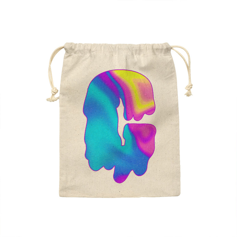 کیسه نان و سبزی ترمه طراحان ایده مدل حرف C هولوگرامی کد cfp2979 - M