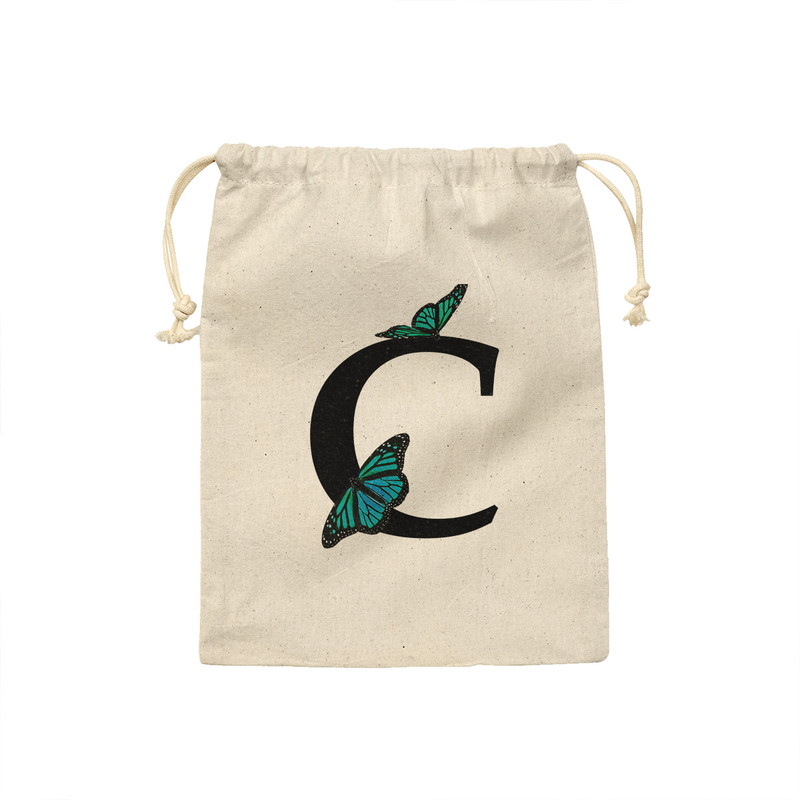 کیسه نان و سبزی ترمه طراحان ایده مدل حرف C پروانه ای کد cfp3005 - M