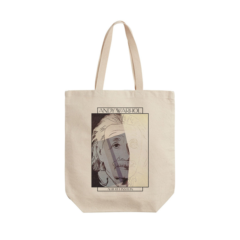 ساک خرید ترمه طراحان ایده مدل انیشتین از وارهول کد art0799 - L