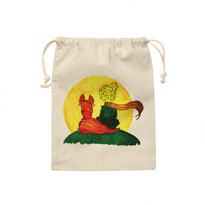 کیسه نان و سبزی ترمه طراحان ایده مدل شازده کوچولو و روباه کد cfp2036 - M