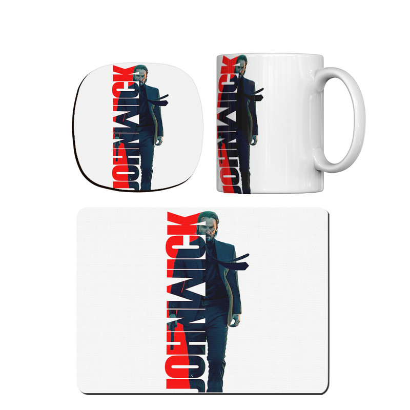 ماگ ترمه طراحان ایده مدل جان ویک ۲ کد cfp1930 همراه با زیر لیوانی و موس پد