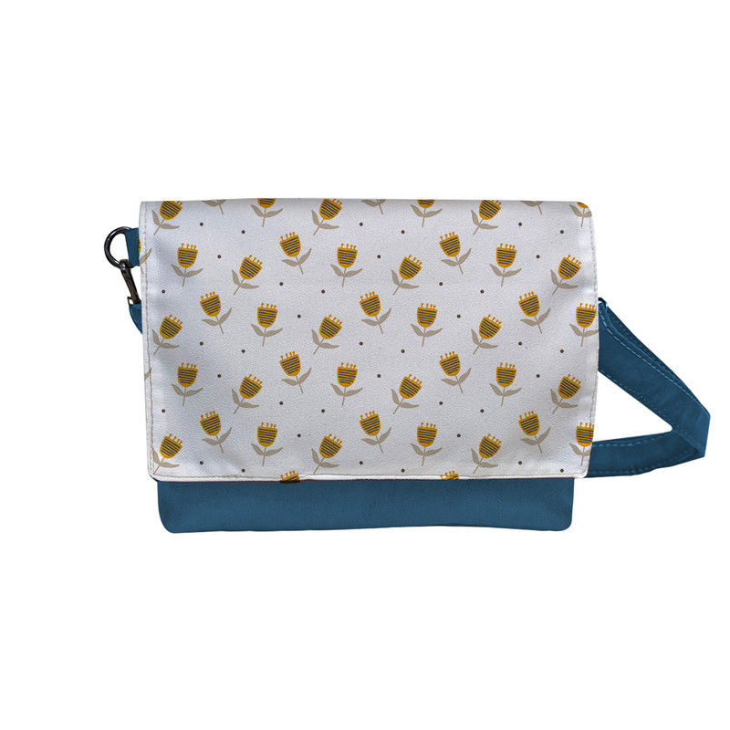 کیف رودوشی زنانه ترمه طراحان ایده مدل پترن گل strm0175